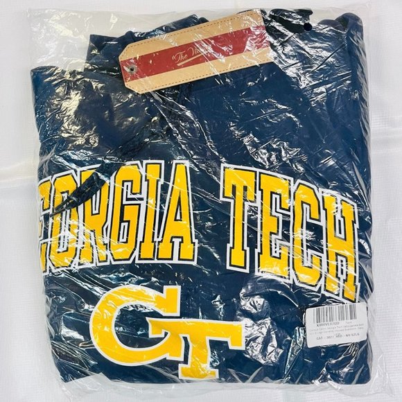 Other - Georgia Tech Yellowjacket Adult Hoodie Sweatshirt Size Large Navy